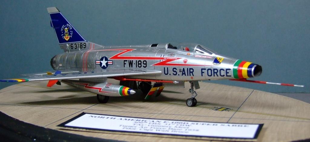 North American F-100D Super Sabre, 309 FBS, 31 FBW, USAF, 1958, 1:72