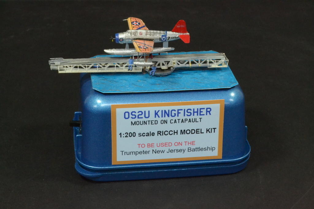 OS2U Kingfisher on launcher 1:200 