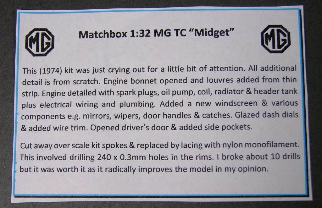 MG TC Midget, 1:32