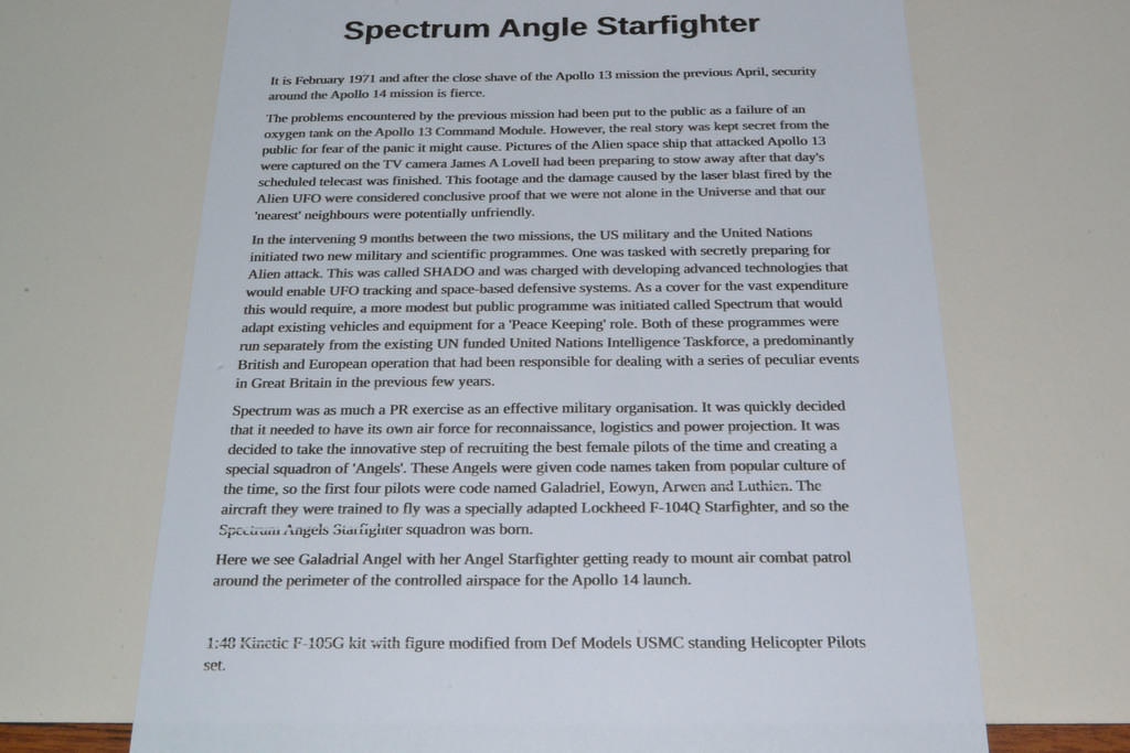 Spectrum Angel Starfighter