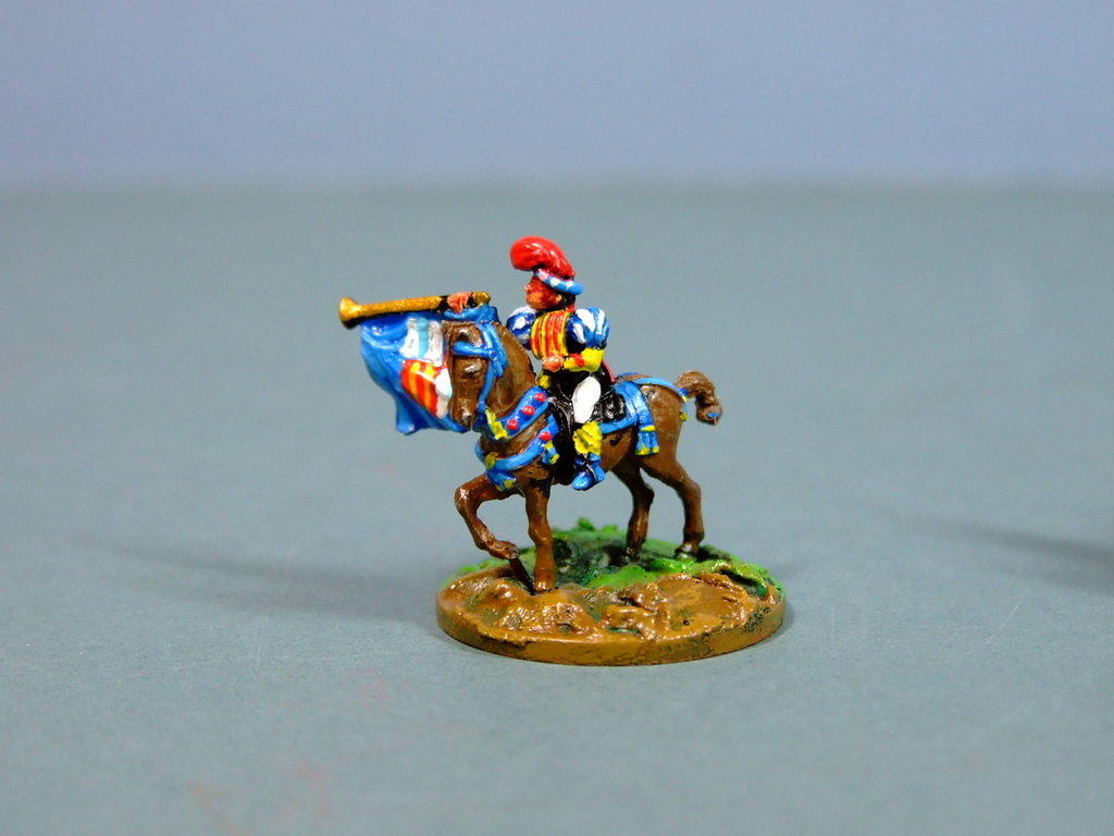 Mounted trumpeter