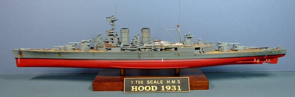HMS Hood, 1931, 1:700