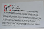 De Havillan Type 83 - Fox Moth