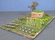 "Dug for Victory," Type 24, Southern Railway pill box and allotment, 1:76