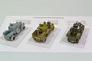 3 x Rolls Royce Armoured Cars, "The Service Rollers"