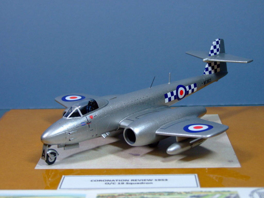 Meteor F8, 19 Sqn O/C, Coronation Review