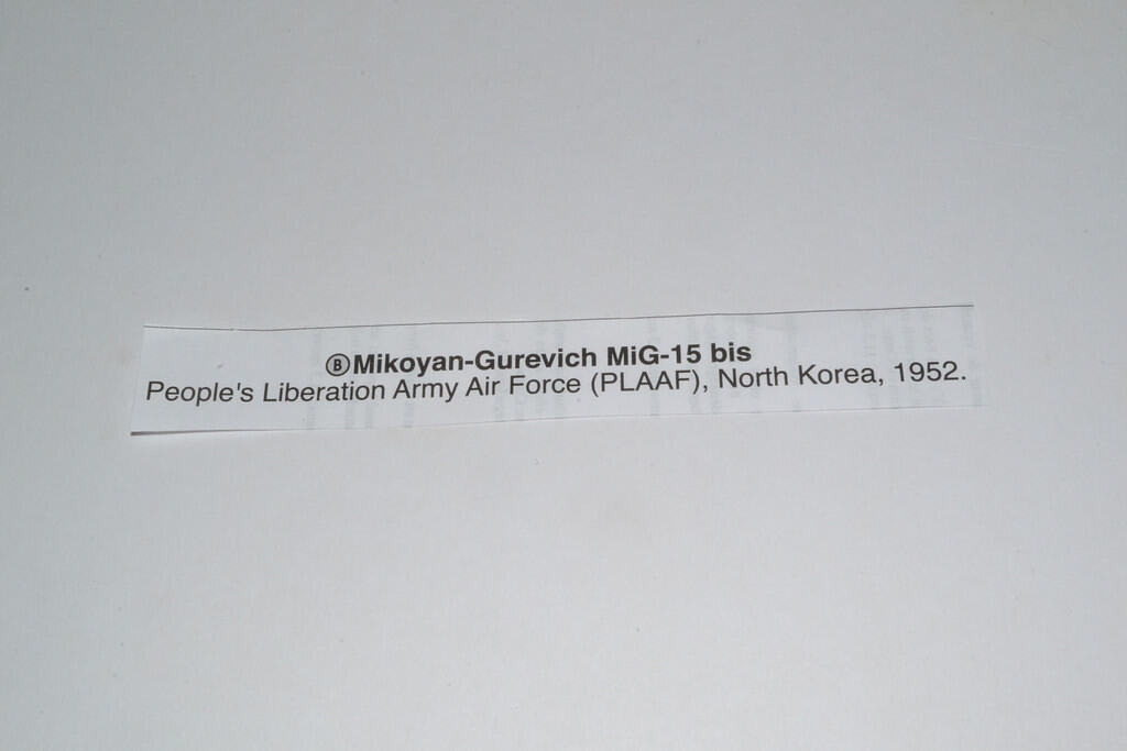 Mig 15 bis, North Korea, 1952
