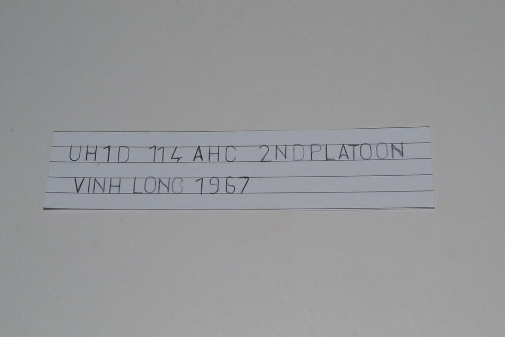 UH 1D 114 AHC 2nd Platoon Vinh Long 1967