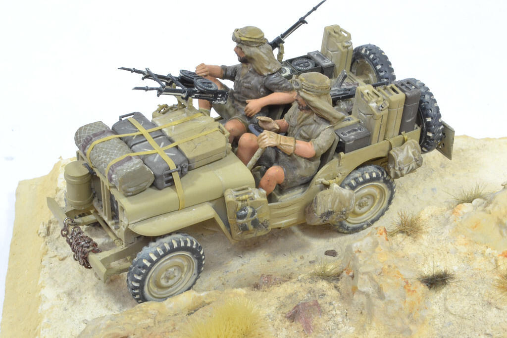 1:35 SAS Jeep Diorama