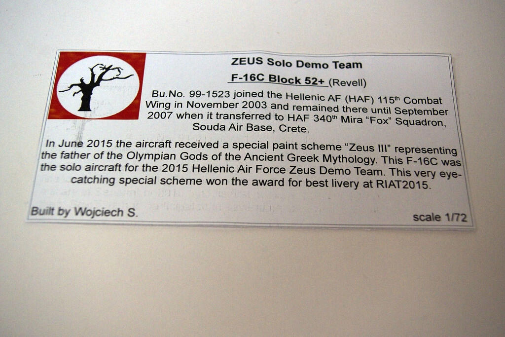 F-16C Zeus Solo Demo Team