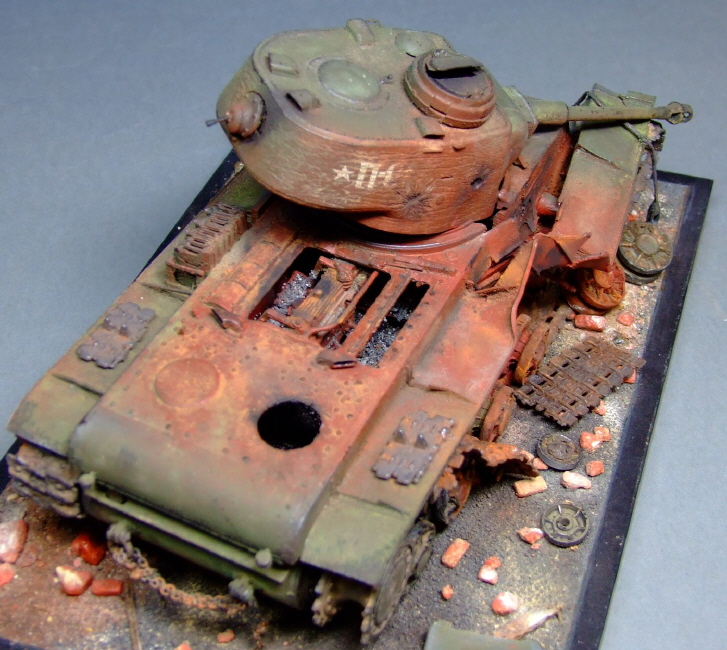 Burnt-out KV-1