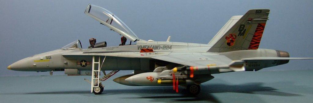 F/A-18D Hornet, VMFA(AW)-224, USMC, 1:72