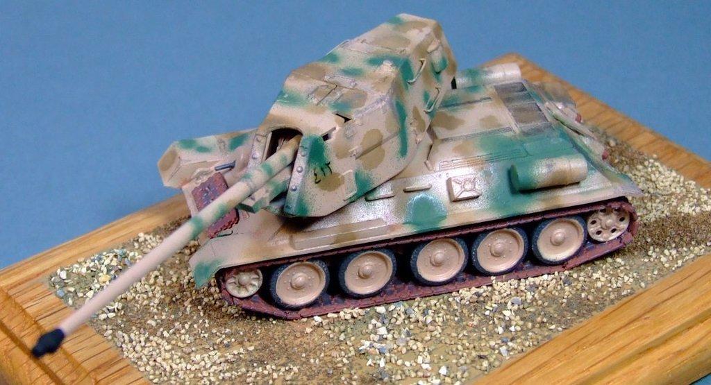 T-34 100mm Self-propelled gun, Egyptian army, 1:72