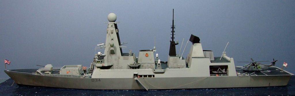 HMS Diamond, Type 45 Destroyer, 1:350