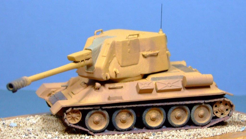 T-34 122mm Self-Propelled Gun, 1:72