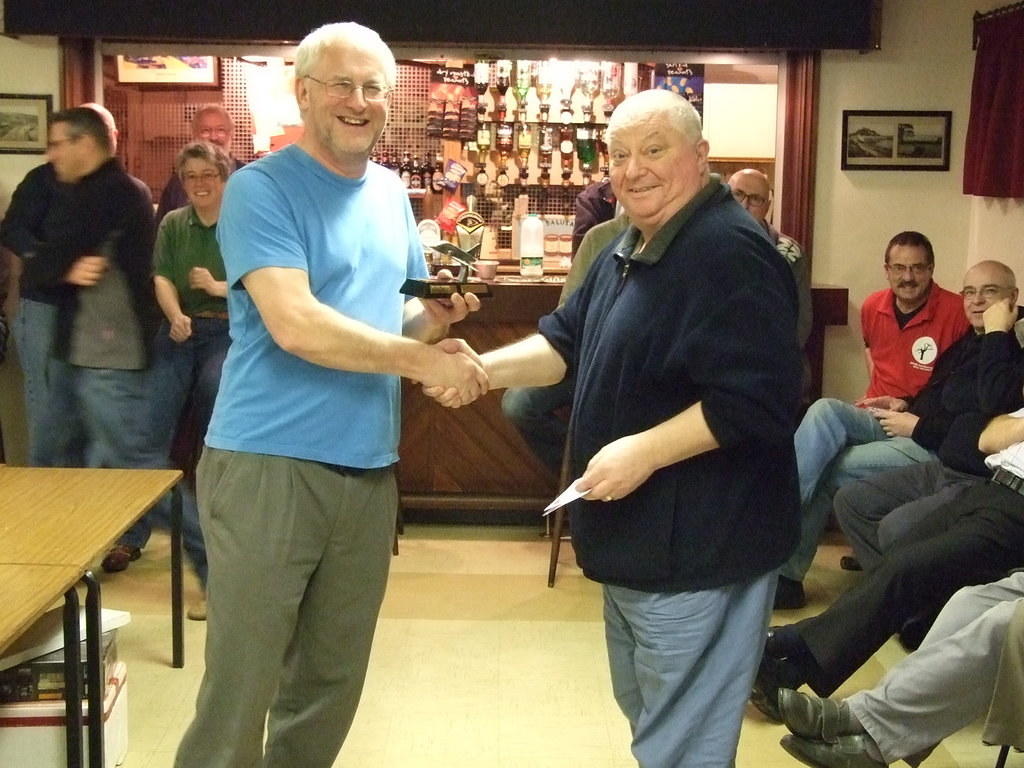 Jim Potts recieving Model of the Year award