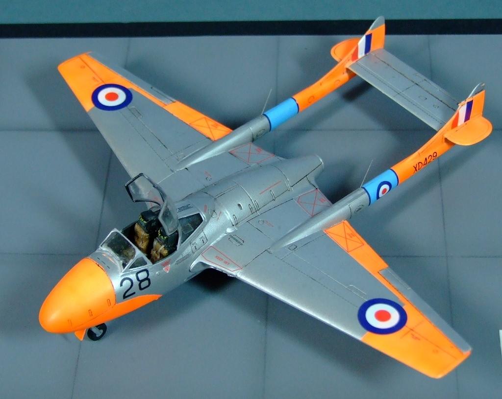 De Havilland Vampire T.11, RAF College Cranwell, 1958, 1:72