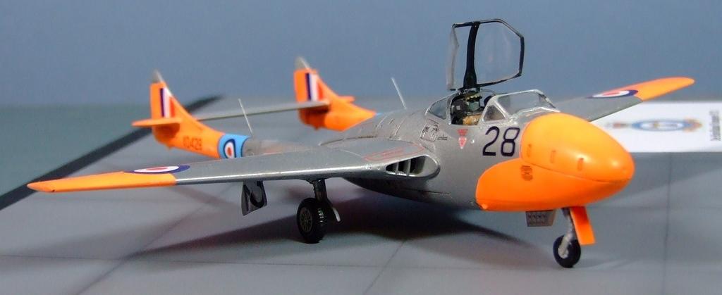 De Havilland Vampire T.11, RAF College Cranwell, 1958, 1:72