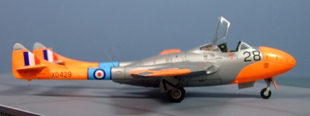 De Havilland Vampire T.11, RAF College Cranwell, 1958, 1:72