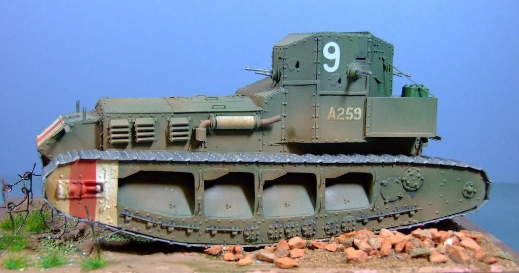 Medium Tank Mk "A" Whippet, Battle of Amicas, August 1918, 1:35