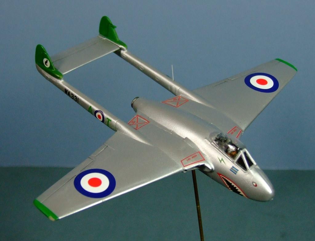 De Havilland Vampire FB.5, 112 Sqn RAF, Fossberg, West Germany 1951, 1:72