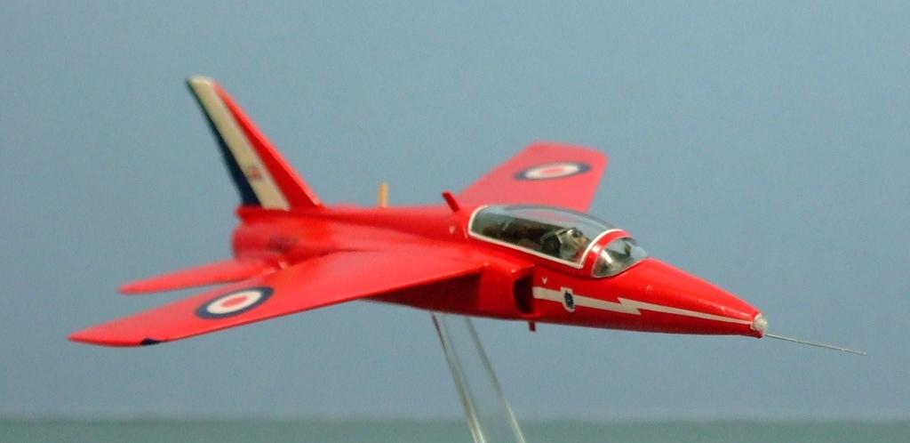 Folland Gnat T1, Red Arrows, RAF Kemble 1972, 1:72