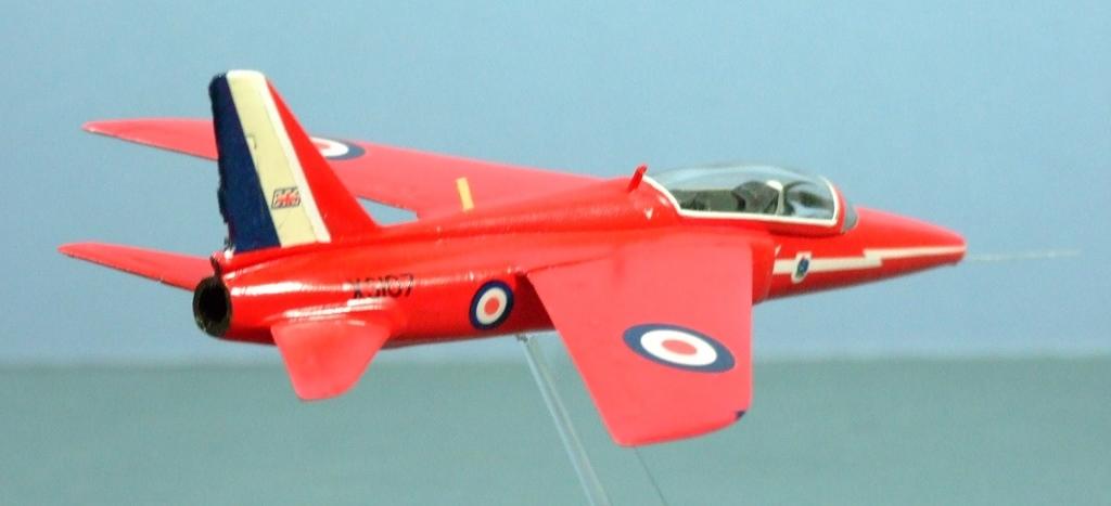 Folland Gnat T1, Red Arrows, RAF Kemble 1972, 1:72