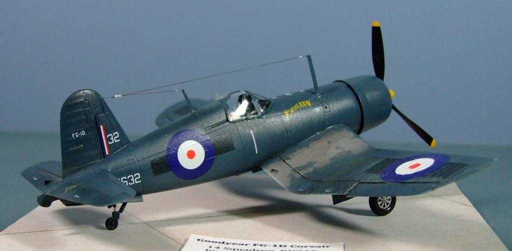 Goodyear FG-1D Corsair, 14 Sqn, RNZAF, Japan, 1946. 1:72