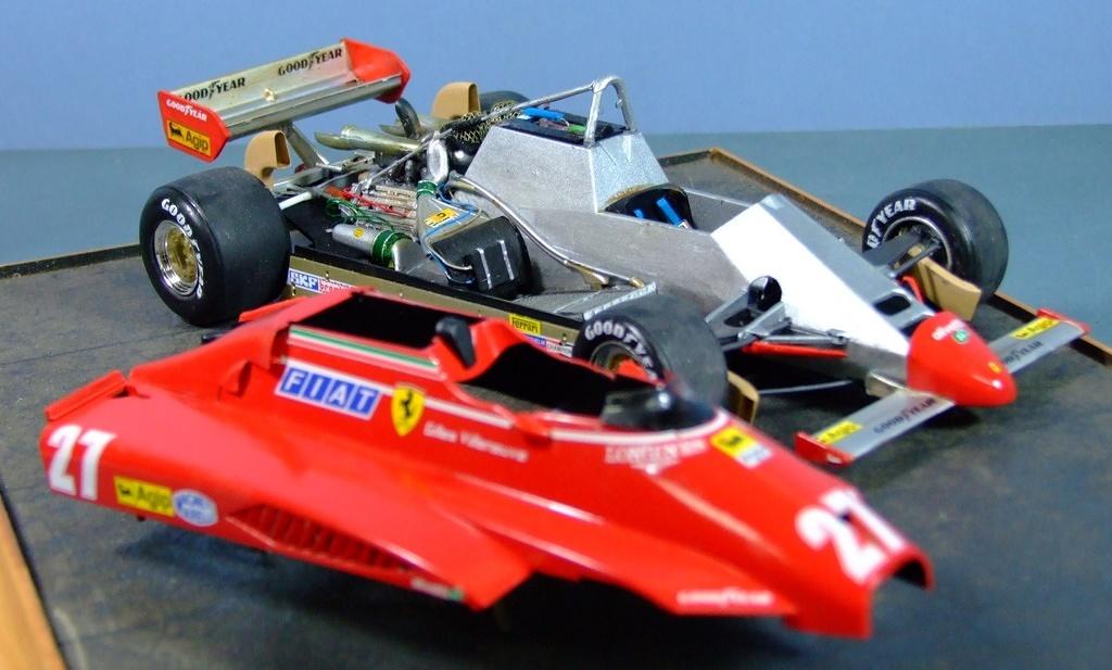 Ferrari 126C2, Gilles Villeneuve, San Remo, 1982, 1:24