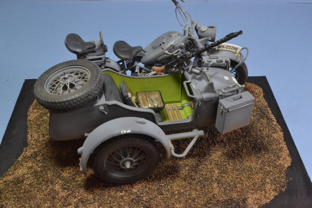 BMW R75 with Steib sidecar, 1st Panzer Div 1941