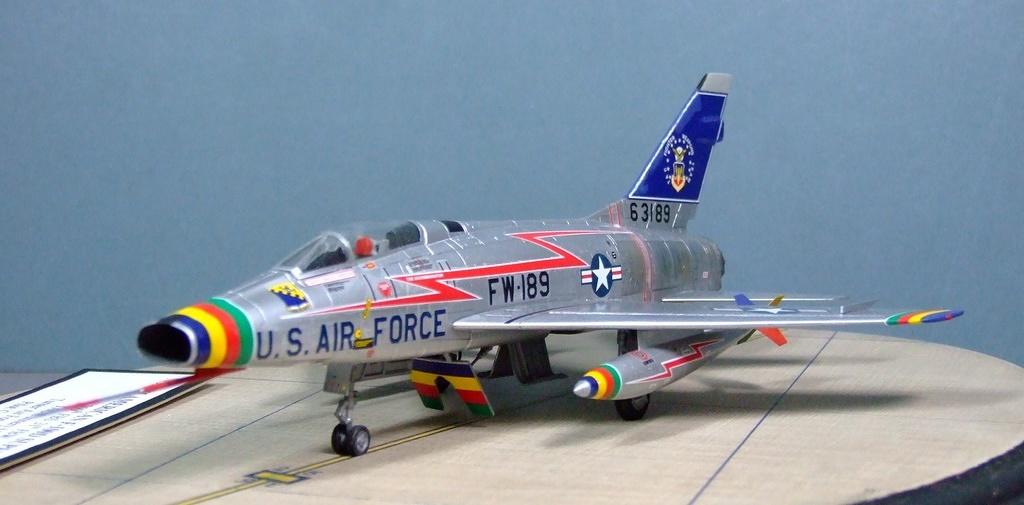 North American F-100D Super Sabre, 309 FBS, 31 FBW, USAF, 1958, 1:72