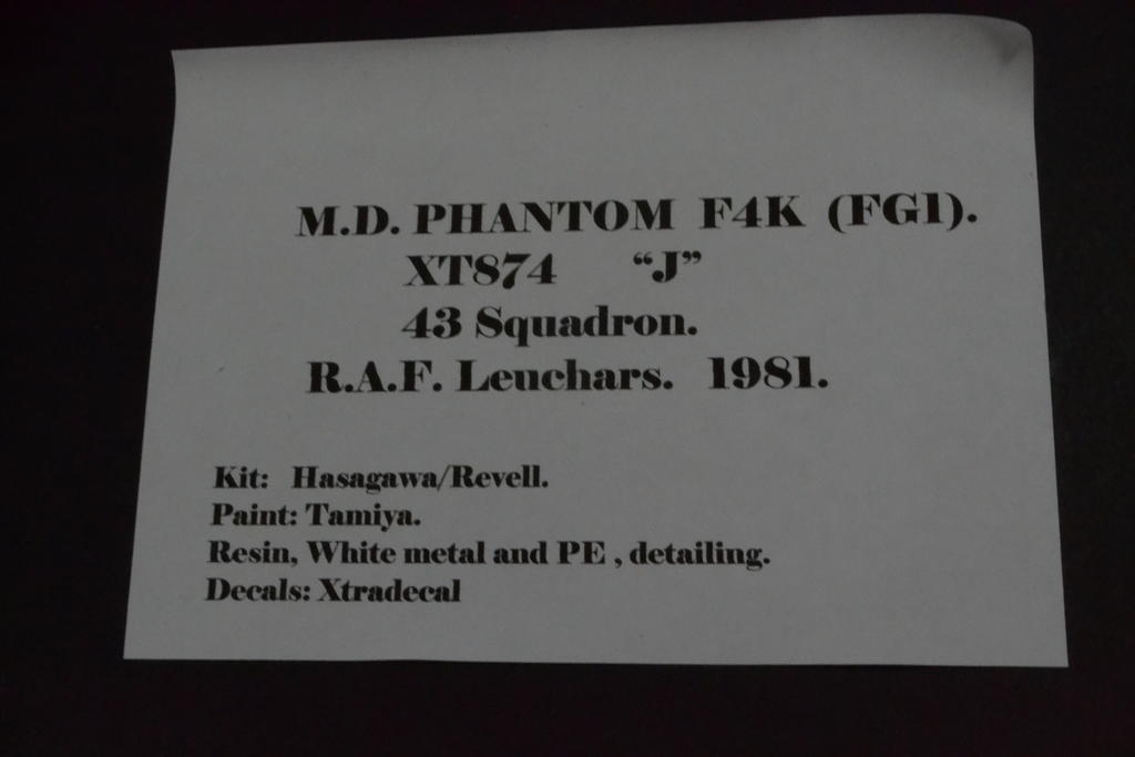 Phantom F4K (FG1) RAF 43 Sqn