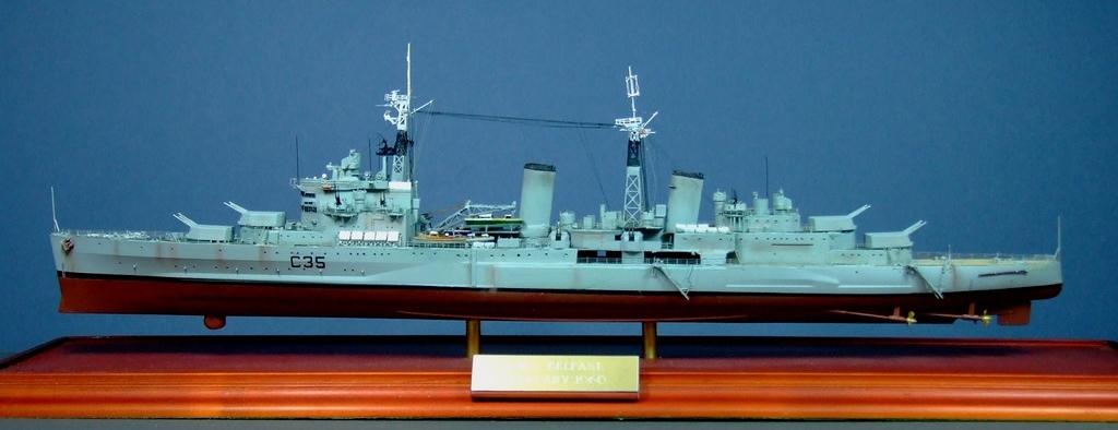 HMS Belfast, February 1960, 1:350