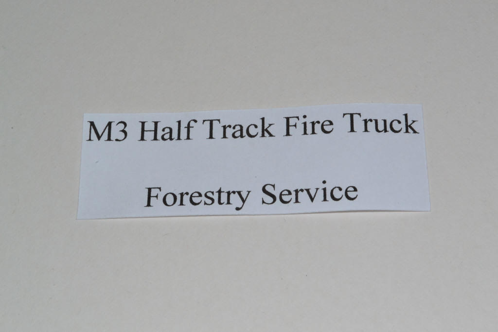 M3 Half-Track Fire Truck