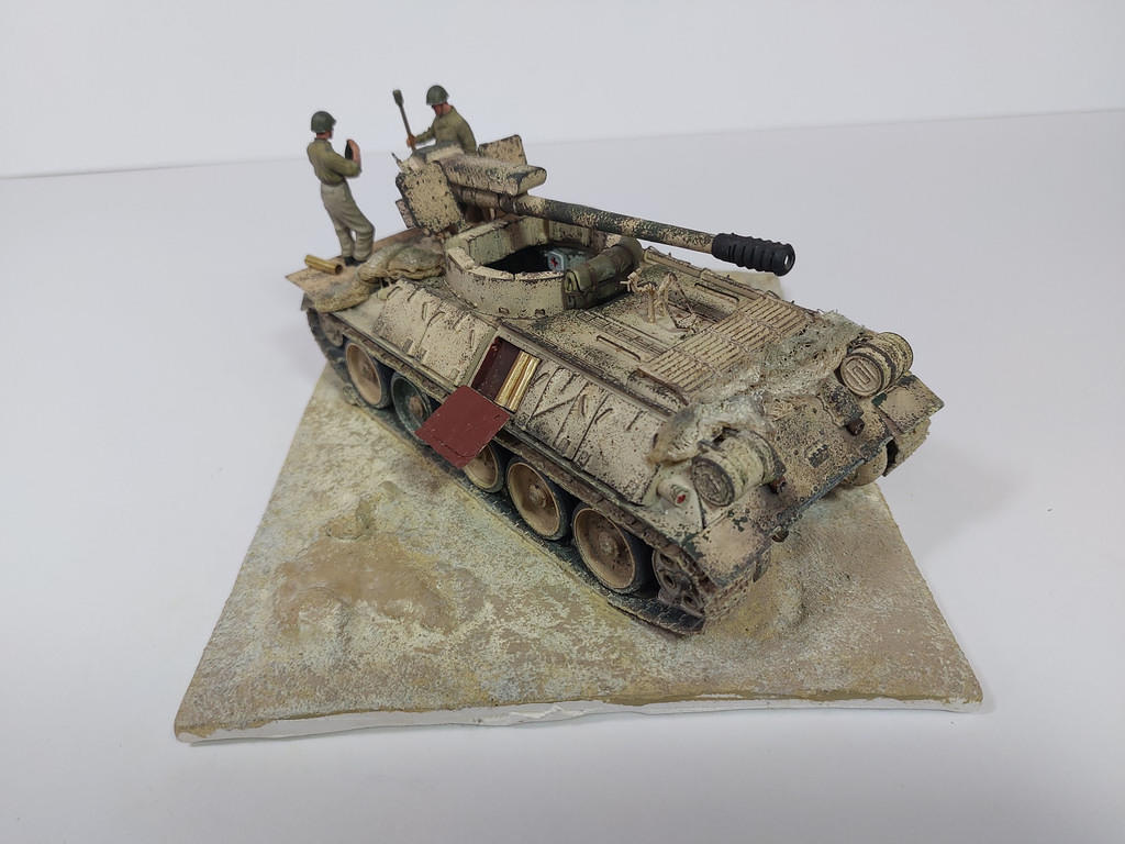 Syrian T34/D20 122mm SPG