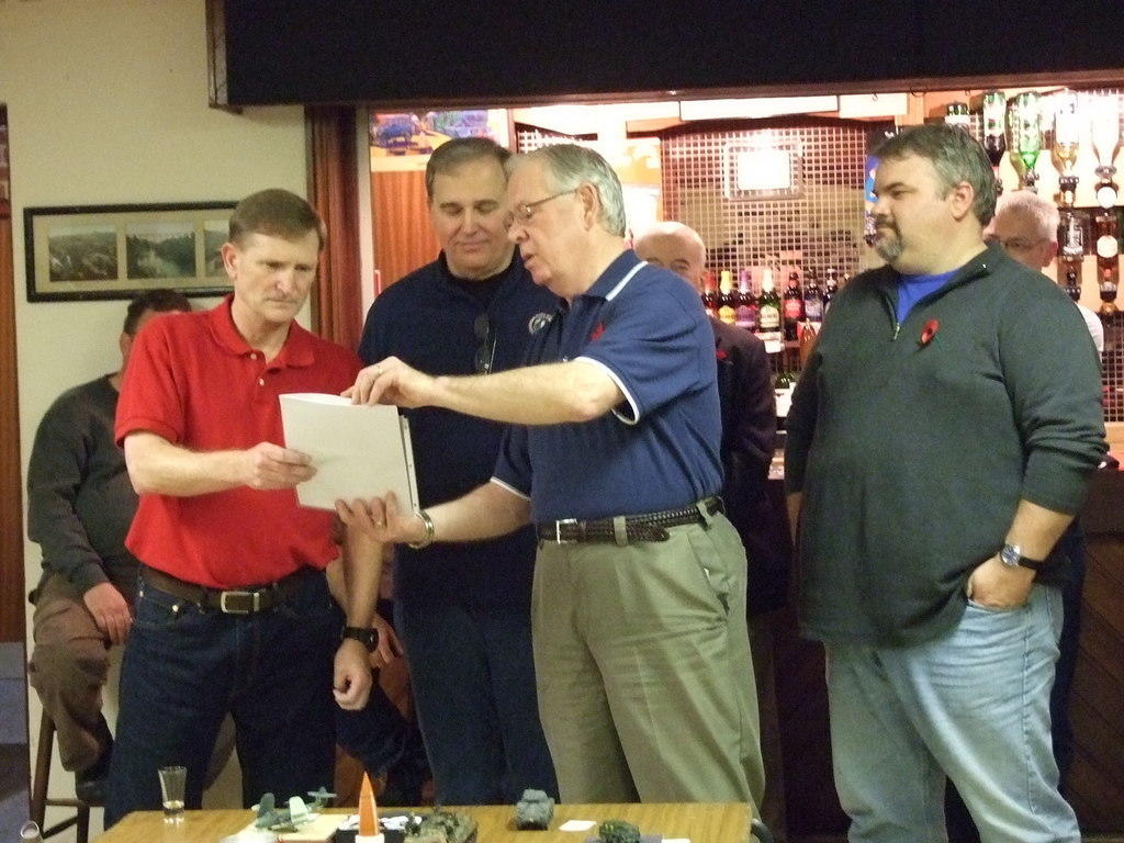 Wayne, Dave, Gary and Steve, our friends from across the water!