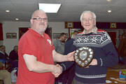 Julian Recieveing the Anitpodean Trophy