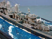 USS Dortch, DD670, Fletcher class destroyer, 1:144