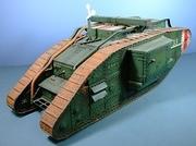 Mk V Tank, Hermaphrodite, 1:15, Scratchbuilt