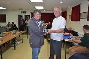 Harriet reciving the Member's Torphy