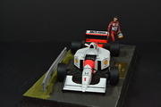 1992 McLaren MP4/7a + Ayerton Senna