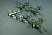 Ju 87x 2, Bg-104 x 2, Tu-132