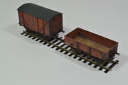 BR 14T Steel Open and BR 12T Goods Van