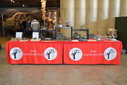 The table in front of the Afghanistan exhibit